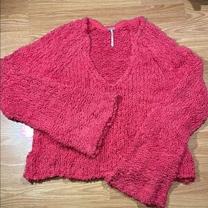 Free people Cozy Pink Women's Sweater